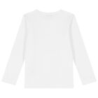 طقم بنات تنورة بطبعة الزهور باللون الأبيض والوردي, 2, hi-res